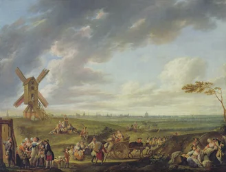 Modtagelse af en soldat, der vender hjem, 1774